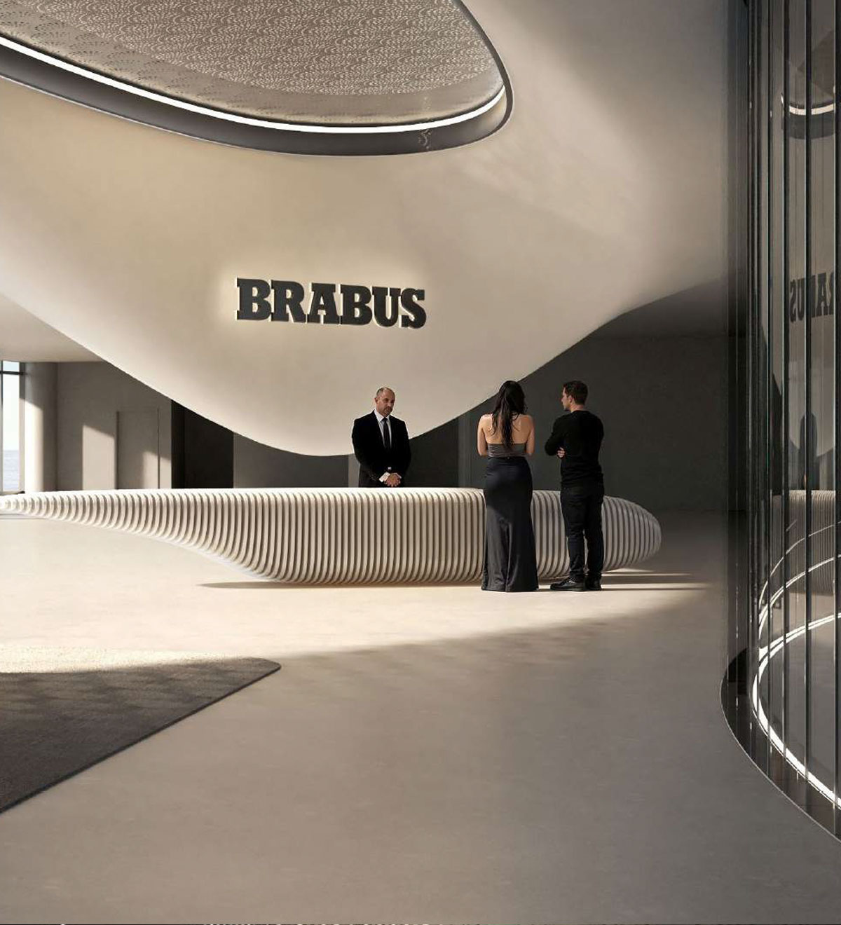 M3M BRABUS Residences Lobby and Entrance