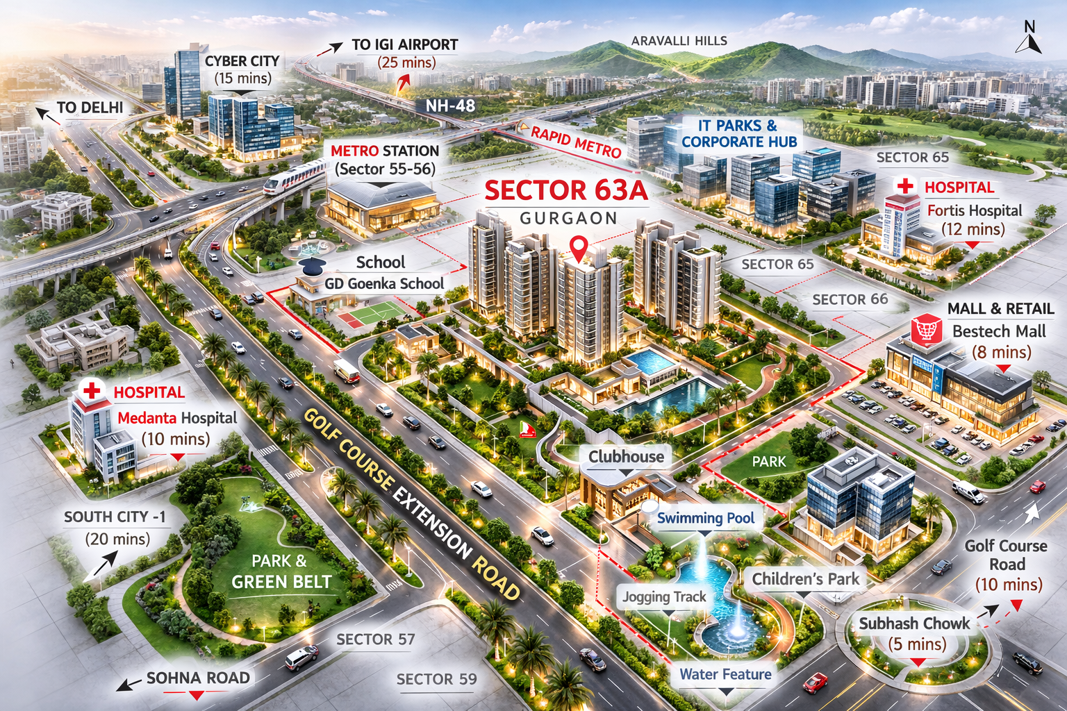 M3M Golf Course Extension Road